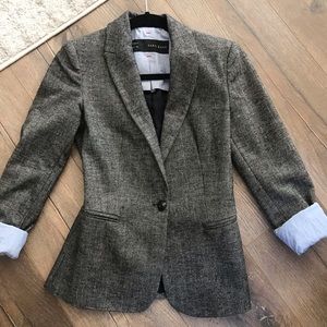 Zara- Women’s Basic Blazer Grey, Black, White XS